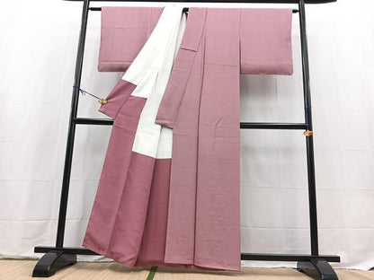 平和屋着物■江戸小紋　極小鮫小紋　岡崎謹製　正絹　逸品　未使用　BAAX9648yc