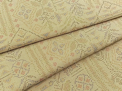 平和屋着物■本場大島紬　幾何学文様　正絹　逸品　BAAX9661yc