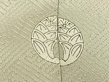 平和屋着物●訪問着　地紙花蝶文　暈し染め　金彩　正絹　逸品　BAAX9674yc