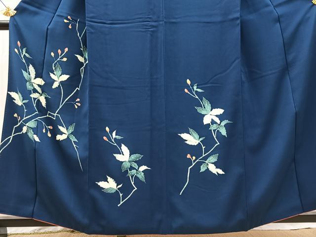 平和屋着物■訪問着　ろうけつ染め　草花文　正絹　逸品　BAAX9676yc