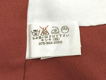 平和屋着物■小紋　御所解花文　洗える着物　BAAX9683yc