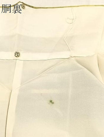 平和屋着物●上質な紬　横段文　正絹　逸品　BAAX9684yc