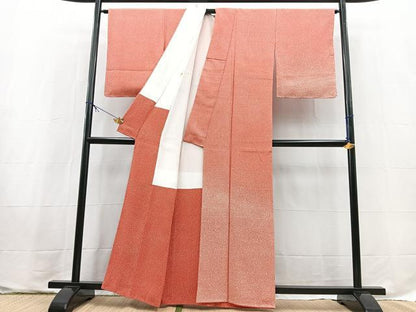 平和屋着物■訪問着　霞文　正絹　逸品　未使用　BAAX9692yc