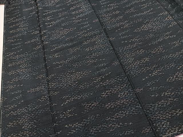 平和屋着物●本場大島紬　幾何学文様　正絹　逸品　未使用　BAAX9702yc