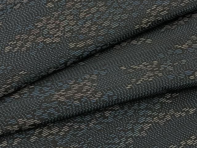 平和屋着物●本場大島紬　幾何学文様　正絹　逸品　未使用　BAAX9702yc