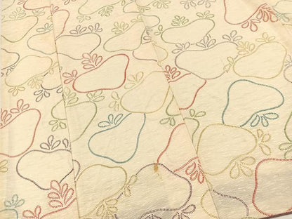平和屋着物■上質な小紋　光琳松　正絹　逸品　BAAX9726yc