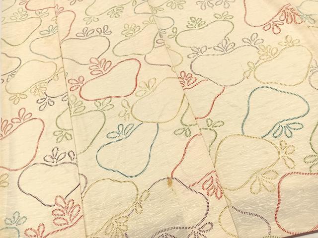 平和屋着物■上質な小紋　光琳松　正絹　逸品　BAAX9726yc