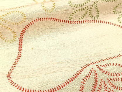 平和屋着物■上質な小紋　光琳松　正絹　逸品　BAAX9726yc