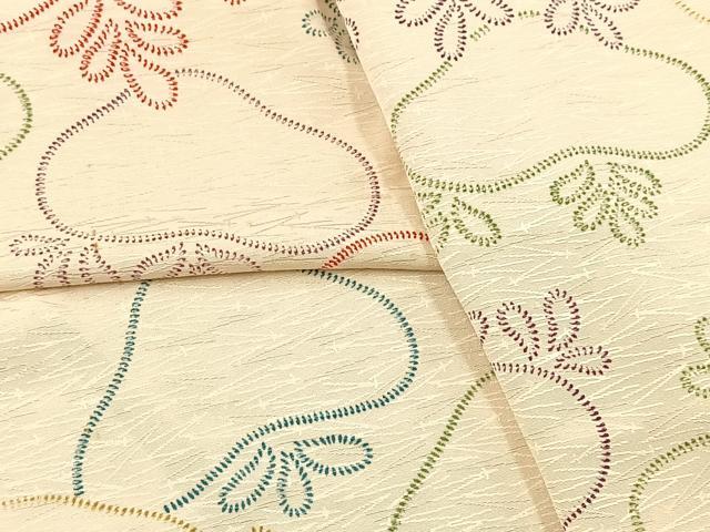 平和屋着物■上質な小紋　光琳松　正絹　逸品　BAAX9726yc