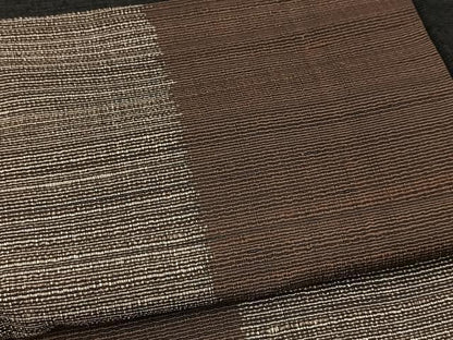 平和屋着物■上質な紬　変わり市松文様　正絹　逸品　BAAX9734yc