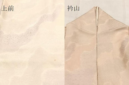 平和屋着物●上質な小紋　地紋起こし　道長花地紋　正絹　逸品　BAAX9735yc