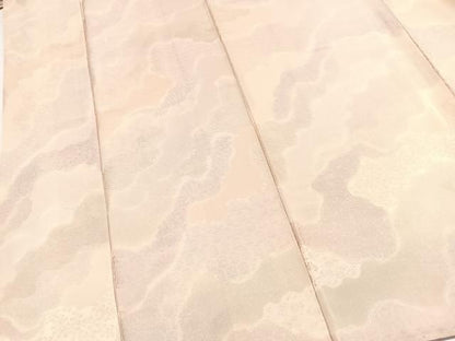平和屋着物●上質な小紋　地紋起こし　道長花地紋　正絹　逸品　BAAX9735yc