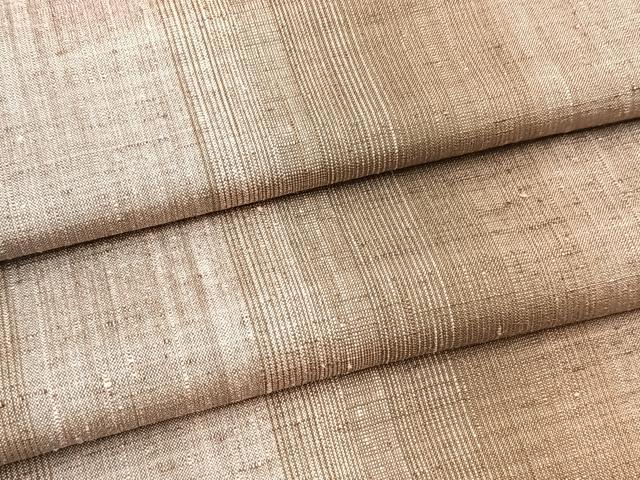 平和屋着物■上質な紬　霞文　正絹　逸品　BAAX9736yc