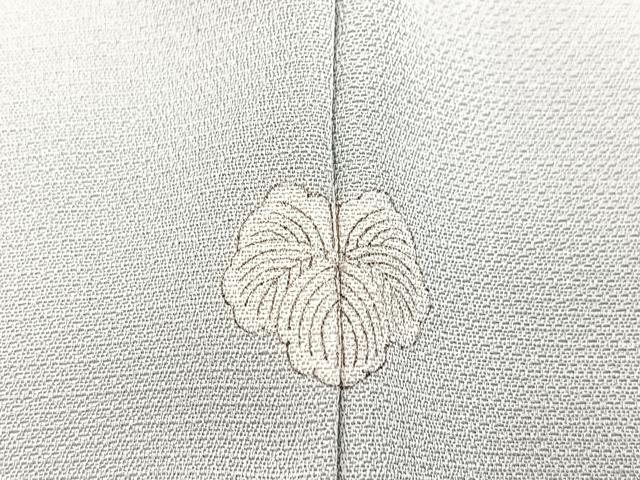 平和屋着物●訪問着　駒刺繍　草花文　金彩　正絹　逸品　BAAX9749yc
