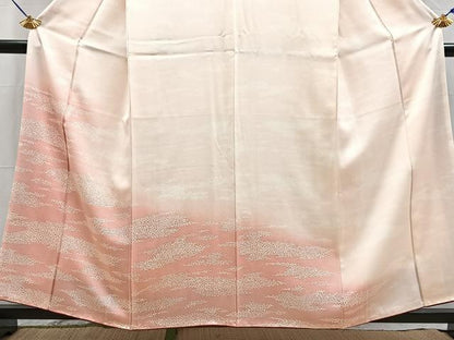 平和屋着物■訪問着　霞文　暈し染め　正絹　逸品　BAAX9750yc