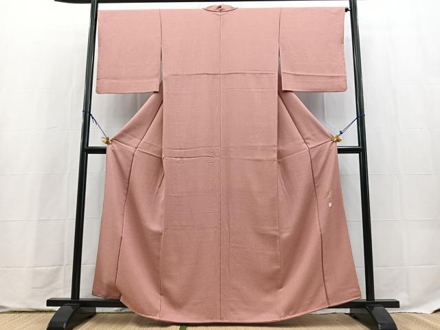 平和屋着物■本草木染作家　圓啓　江戸小紋　鮫小紋柄　正絹　逸品　BAAX9764yc