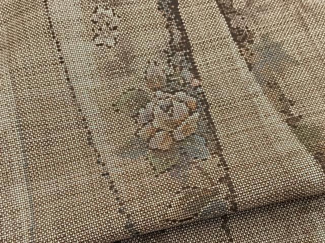 平和屋着物■本場大島紬　9マルキ　立涌花文　正絹　逸品　BAAX9770yc
