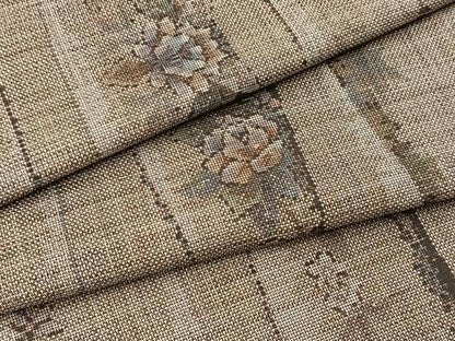 平和屋着物■本場大島紬　9マルキ　立涌花文　正絹　逸品　BAAX9770yc