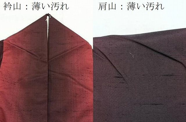 平和屋着物■上質な紬　霞文　正絹　逸品　BAAX9773yc