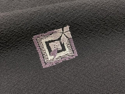 平和屋着物●訪問着　総刺繍　色紙桜文　金糸　正絹　逸品　BAAX9775yc