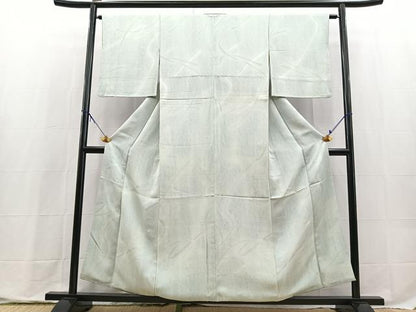 平和屋着物■上質な小紋　作家物　鬘帯地紋　霞文　正絹　逸品　BAAX9793yc