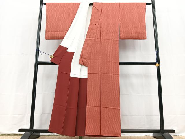 平和屋着物■江戸小紋　吉祥小紋柄　正絹　逸品　BAAX9796yc