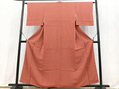平和屋着物■江戸小紋　吉祥小紋柄　正絹　逸品　BAAX9796yc