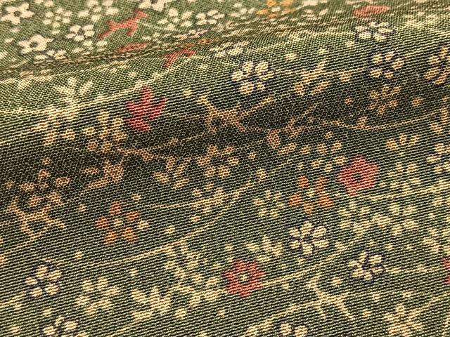 平和屋着物■上質な小紋　動物草花文　正絹　逸品　BAAX9799yc
