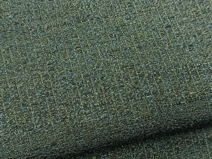 平和屋着物■男性　紬　アンサンブル　長羽織　霞文　正絹　逸品　BAAX9801yc