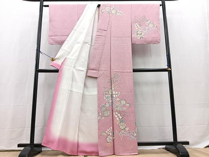 平和屋着物●訪問着　辻が花　暈し染め　正絹　逸品　未使用　BAAX9826yc