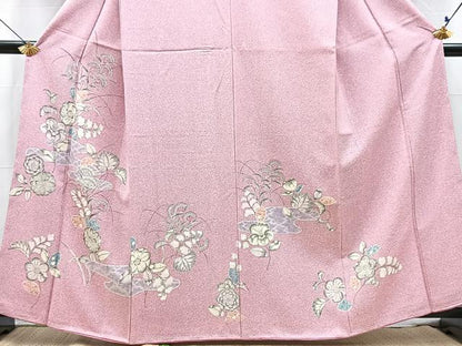 平和屋着物●訪問着　辻が花　暈し染め　正絹　逸品　未使用　BAAX9826yc
