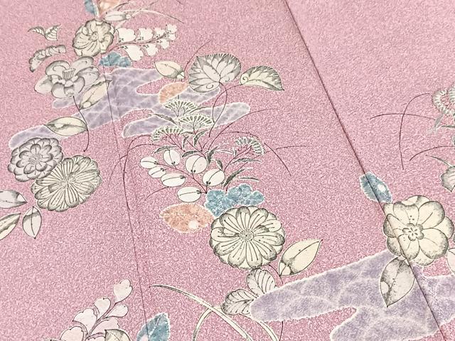 平和屋着物●訪問着　辻が花　暈し染め　正絹　逸品　未使用　BAAX9826yc