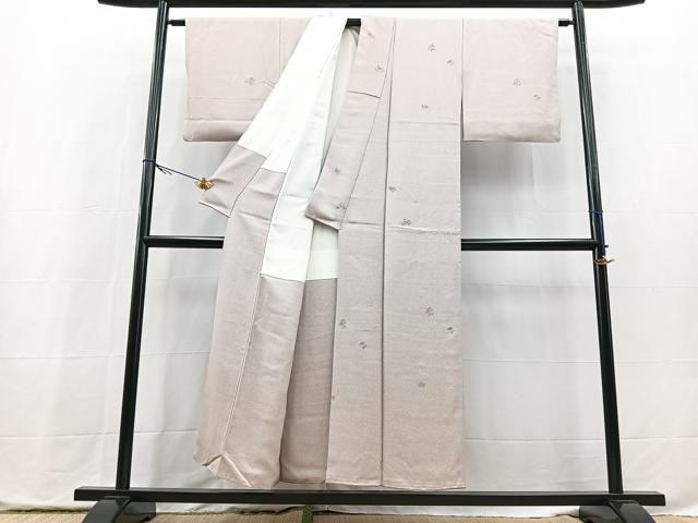 平和屋着物■中国三大刺繍　相良刺繍　小紋　総刺繍　牡丹　正絹　逸品　BAAX9830yc