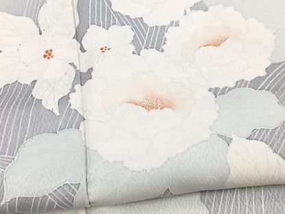 平和屋着物■訪問着　草花文　暈し染め　正絹　逸品　BAAX9838yc
