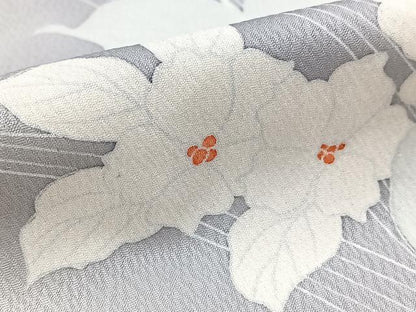 平和屋着物■訪問着　草花文　暈し染め　正絹　逸品　BAAX9838yc
