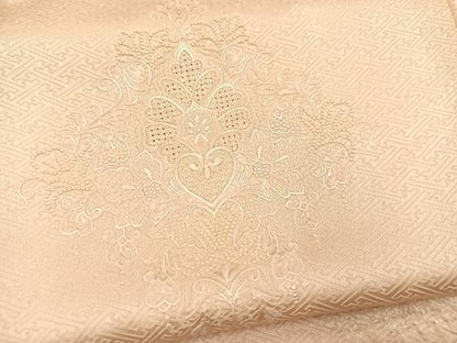 平和屋着物■中国三大刺繍　スワトウ相良刺繍　訪問着　絞り　正倉院更紗花文　正絹　逸品　BAAX9851yc