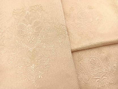 平和屋着物■中国三大刺繍　スワトウ相良刺繍　訪問着　絞り　正倉院更紗花文　正絹　逸品　BAAX9851yc