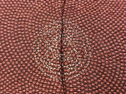 平和屋着物■江戸小紋　草花文　暈し染め　金彩　正絹　逸品　BAAX9852yc