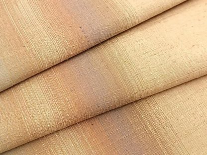 平和屋着物■上質な紬　間道　正絹　逸品　BAAX9864yc