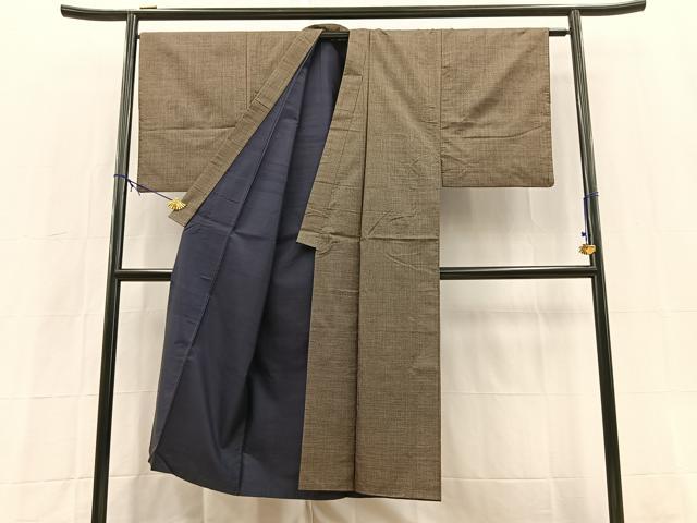 平和屋着物■男性　本場大島紬　西郷絣　正絹　逸品　BAAX9897yc