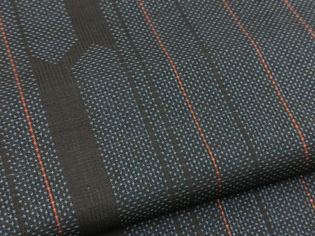 平和屋着物■本場大島紬　7マルキ　間道　正絹　逸品　BAAX9900yc