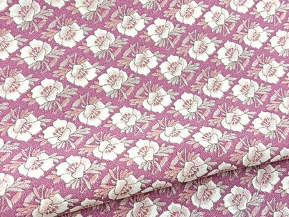 平和屋着物■上質な小紋　花尽くし」　正絹　逸品　未使用　BAAX9908yc