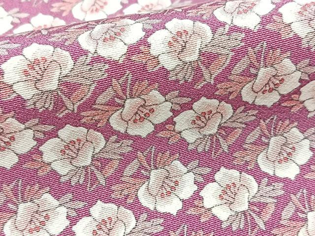 平和屋着物■上質な小紋　花尽くし」　正絹　逸品　未使用　BAAX9908yc
