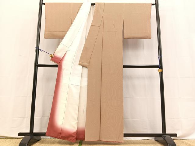 平和屋着物■寺山存男　江戸小紋　縞　正絹　逸品　BAAX9917yc