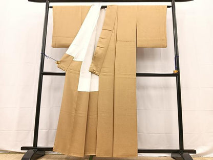 平和屋着物■江戸小紋　極小鮫小紋柄　正絹　逸品　BAAX9925yc