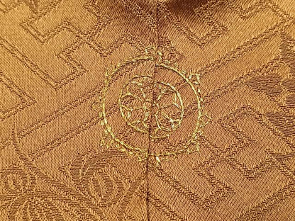 平和屋着物■訪問着　銀駒刺繍　吉祥花文　暈し染め　金彩　正絹　逸品　BAAX9931yc