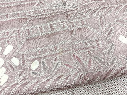 平和屋着物●訪問着　総絞り　エ霞風景文　三越扱い　正絹　逸品　BAAX9932yc