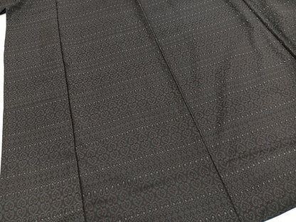 平和屋着物■本場大島紬　横段文　正絹　逸品　BAAX9933yc