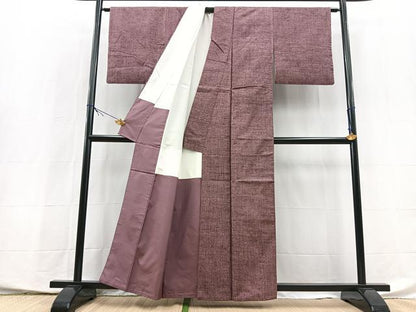 平和屋着物■上質な紬　霞文　正絹　逸品　BAAX9935yc