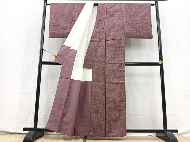 平和屋着物■上質な紬　霞文　正絹　逸品　BAAX9935yc